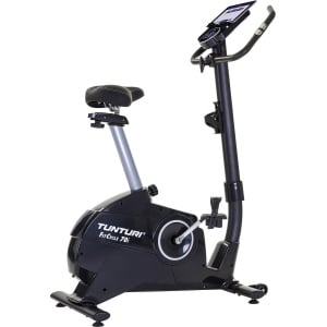 Tunturi FitCycle 70i Hometrainer - Fitness fiets voor thuis met 32 weerstandsniveaus - Ergometer met 20 programma's - 150 kg gebruikersgewicht - Voorzien van tablethouder en transportwielen - Luxe uitstraling