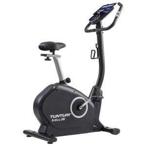 Tunturi Hometrainer FitCycle 50i - Hometrainer fiets - 150kg Belastbare thuis fitnessfiets - Bluetooth - 32 Weerstandsniveaus - 22 Programma's - Hartslagsensoren - Incl. fitness app