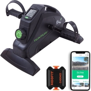 Tunturi Mini Bike Cardio Fit M35 + Fietslabyrint Thuis (Android) + Moofit Cadence sensor - Hometrainer - Virtueel fietsen - Sensor - Fiets app - Voor Android