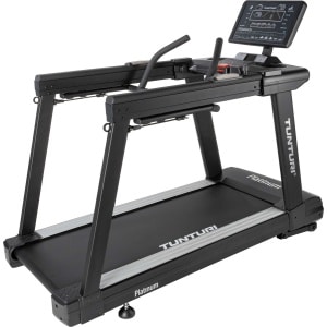 Tunturi Platinum Core Treadmill - Loopband - Hardloopband met 52 trainingsprogramma's - 01, - 20 km/u - Buikspiertrainer - 3 bedieningspanelen - revalidatie