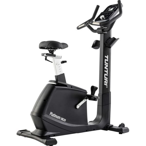 Tunturi Platinum UB20 Hometrainer - Magneetrem - Fitnessfiets Met Ergometer - 48 weerstandsniveaus - Ingebouwde Hartslagsensoren - Lage instap - Verstelbaar