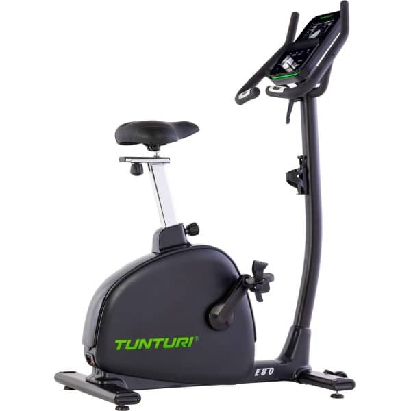 Tunturi Signature E80 Hometrainer - Ergometer & Servomotor - Bluetooth en inductierem - Fitnessfiets met 26 trainingsprogramma's - Lage instap - Verzwaarde pedalen- Comfort plus zadel