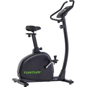 Tunturi Signature F20 Hometrainer - Fitnessfiets met lage instap - 150 kg Gebruikersgewicht - 8 weerstandsniveaus - Voorzien van LCD monitor en transportwielen