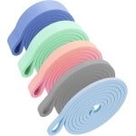 U Fit One 5 Weerstandsbanden Set - Resistance band set - Pull up bands - Power bands - 5 verschillende Weerstanden -Fitness & Crossfit elastiek - Powerlifting banden - Home workout - Stretch bands