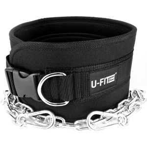 U Fit One Dip belt - Lifting belt - Dipping belt - Gewicht riem - Lifting straps - Powerlift Riem - Halterriem - Fitness - Crossfit - Calisthenics