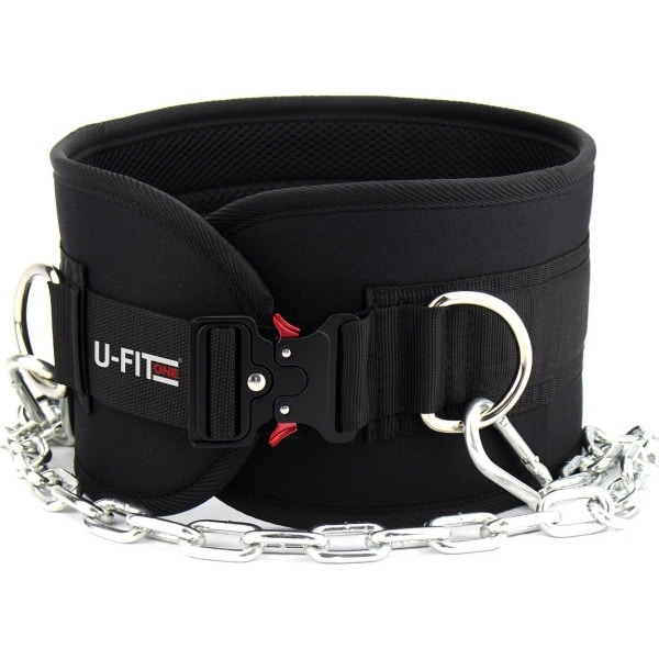 U Fit One Dip belt - Lifting belt - Dipping belt - Gewicht riem - Lifting straps - Powerlift Riem - Halterriem - Fitness - Crossfit - Calisthenics - ufitone