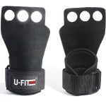 U Fit One Fitness & Crossfit Grips - Sport Handschoenen - Turnen - Gymnastics - Zwart - Maat S