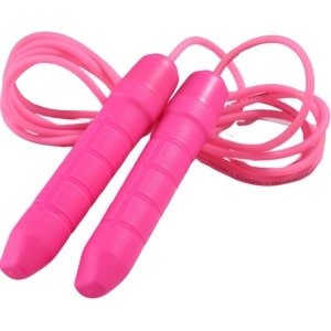 U Fit One Springtouw - Roze PVC - Skipping Rope - Jump Rope - Verstelbaar - Crossfit - Fitness - Speedrope