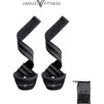Varius Fitness® PRO Lifting Straps - Wrist Straps Zwart - Krachttraining Accessoires - Powerlifting - Bodybuilding