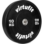 VirtuFit Bumper Plate - 50 mm - 10 kg - Olympische Halterschijf van Rubber - Duurzaam Materiaal - Schokabsorberende Bumper Plates - CrossFit & Krachttraining