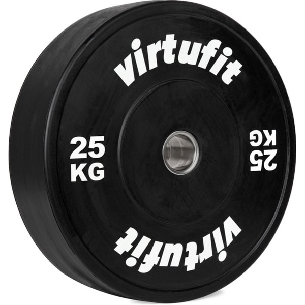 VirtuFit Bumper Plate - 50 mm - 25 kg - Olympische Halterschijf van Rubber - Duurzaam Materiaal - Schokabsorberende Bumper Plates - CrossFit & Krachttraining