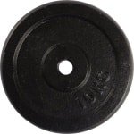 VirtuFit Gietijzeren Gewicht - 30 mm - 10 kg - Zwart - Halterschijf - Gewicht Schijf - Sport Gewichten voor Thuis - Geschikt voor Fitness, CrossFit & Functional Training