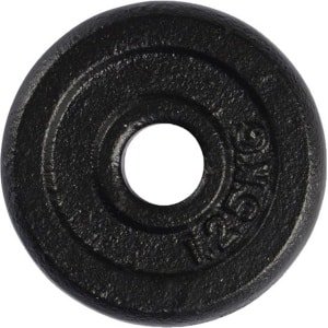 VirtuFit Gietijzeren Gewicht - 30 mm - 1,25 kg - Zwart - Halterschijf - Gewicht Schijf - Sport Gewichten voor Thuis - Geschikt voor Fitness, CrossFit & Functional Training