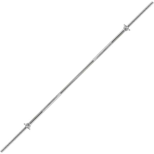 VirtuFit Halterstang - Barbell - Schroefsluiting - Fitness bar - Krachttraining - 120 cm - 30 mm