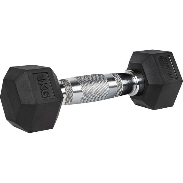 VirtuFit Hexa Dumbbell Pro - 1 kg - Hexagon Dumbbell - Duuzaam en Slijtvast - Krachttraining - Gewicht - CrossFit & Fitness - Geschikt voor Beginners en Professionals - Per Stuk Verkocht