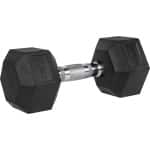 VirtuFit Hexa Dumbbell Pro - 17,5 kg - Hexagon Dumbbell - Duuzaam en Slijtvast - Krachttraining - Gewicht - CrossFit & Fitness - Geschikt voor Beginners en Professionals - Per Stuk Verkocht