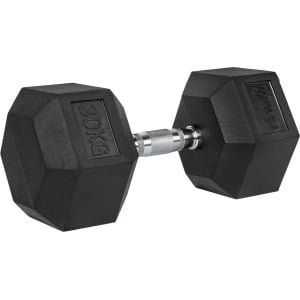 VirtuFit Hexa Dumbbell Pro - 30 kg - Hexagon Dumbbell - Duuzaam en Slijtvast - Krachttraining - Gewicht - CrossFit & Fitness - Geschikt voor Beginners en Professionals - Per Stuk Verkocht