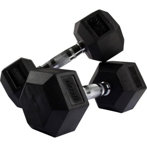 VirtuFit Hexa Dumbbell Pro Set - Hexagon Dumbbells - Gewichten Set - Duuzaam en Slijtvast - Krachttraining - CrossFit & Fitness - Geschikt voor Beginners en Professionals - 2 x 10 kg