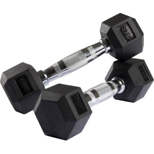 VirtuFit Hexa Dumbbell Pro Set - Hexagon Dumbbells - Gewichten Set - Duuzaam en Slijtvast - Krachttraining - CrossFit & Fitness - Geschikt voor Beginners en Professionals - 2 x 2 kg