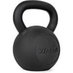VirtuFit Kettlebell Pro - Kettle Bell - Gietijzer - 10 kg - Zwart - Sport Gewicht - Ergonomische & Brede Handgreep - Geschikt voor CrossFit & Fitness - Conditietraining
