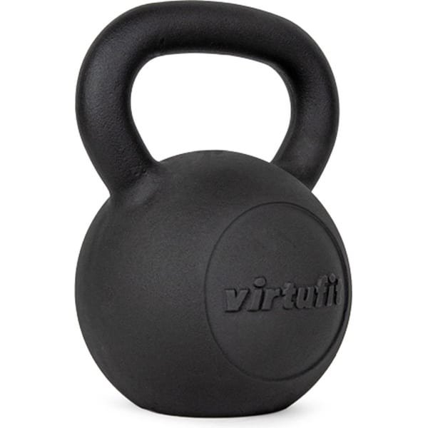 VirtuFit Kettlebell Pro - Kettle Bell - Gietijzer - 20 kg - Zwart - Sport Gewicht - Ergonomische & Brede Handgreep - Geschikt voor CrossFit & Fitness - Conditietraining