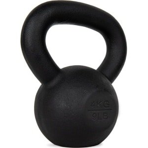 VirtuFit Kettlebell Pro - Kettle Bell - Gietijzer - 4 kg - Zwart - Sport Gewicht - Ergonomische & Brede Handgreep - Geschikt voor CrossFit & Fitness - Conditietraining