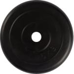 VirtuFit Rubberen gewicht - Halterschijf - ⌀ 30 mm - 5 kg - Zwart - Krasbestendige Buitenlaag - Sport Gewicht - Bumper Plates - Geschikt voor Fitness, CrossFit & Functional Training