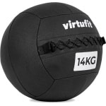 VirtuFit Wall Ball Pro - 14 kg - Fitness - Gewichtsbal - Zwart - Gewichtsbal - Krachtbal - Trainingsbal - Wall Ball - Medicijn Bal - Krachttraining - Functionele Training