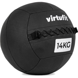 VirtuFit Wall Ball Pro - 14 kg - Fitness - Gewichtsbal - Zwart - Gewichtsbal - Krachtbal - Trainingsbal - Wall Ball - Medicijn Bal - Krachttraining - Functionele Training