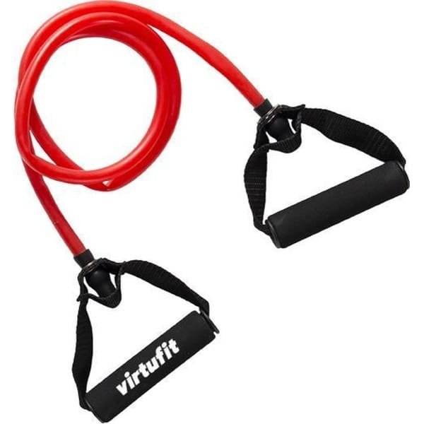 VirtuFit Weerstandkabel - Fitness Elastiek - Light - Weerstandskabel met handvat - Fitness Elastiek - Met Handvatten - Weerstandsbanden - Fitnessbanden - Full Body Workout - Yoga, CrossFit & Fitness