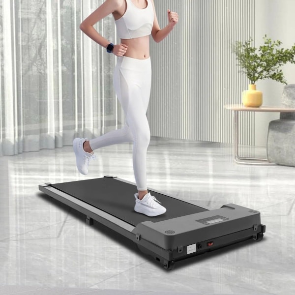 VirtuQuality ® - Elektrische Loopband - Fitness Loopband - 1-6 km/u - Met LED Display & Afstandsbediening - Compact & Stijlvol - Zwart