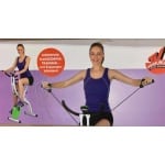Vitalmaxx Fitness Bike hometrainer met twee expander banden