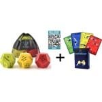 WEBU Workout Dobbelstenen + 51 Bodyweight Kaarten | Incl. Trainingsvideo's - Fitness - Crossfit - Thuis Sporten - Krachttraining - Yoga