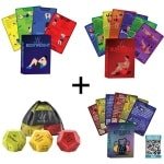 WEBU Workout Dobbelstenen + Bodyweight, Dumbbell en Kettlebell Workout Kaarten | Incl. Trainingsvideo's - Fitness - Crossfit - Thuis Sporten - Krachttraining - Yoga - Weerstandsbanden