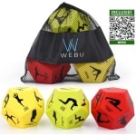 WEBU Yoga Dobbelstenen - Meditatie - Workout - Yoga Bal - Yoga Pilates - Thuis Sporten - Fitness - Crossfit - Yoga mat - Incl. GRATIS Professionele video's