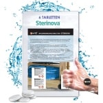 Water Roeitrainer Sterinova Tabletten Puritabs Extra Geconcentreerd + LevinQ® Handschoenen