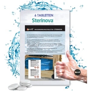 Water Roeitrainer Sterinova Tabletten Puritabs Extra Geconcentreerd + LevinQ® Handschoenen