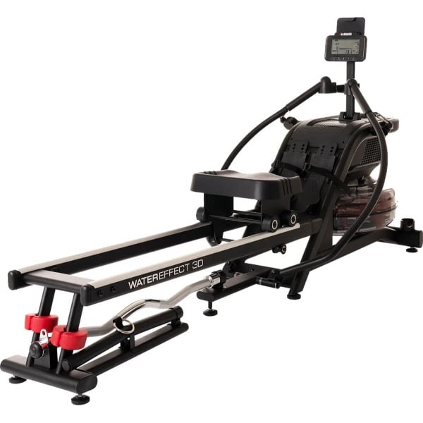 Water roeitrainer - Hammer Fitness WaterEffect 3D - Met roteerbare roeispanen - Realistisch roeien