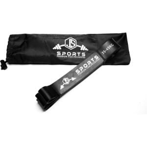 Weerstandsband 35-45 kg - Zwart - Ideaal Voor Pull-Ups, CrossFit & Calisthenics- Krachttraining & Fitness - 100% Latex - Inclusief Opbergtasje