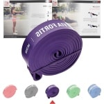 Weerstandsbanden met handleiding - optrekband en optrekhulp - fitnessband voor krachttraining