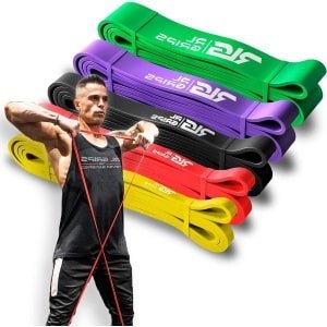 Weerstandsbanden voor Krachttraining - Fitnesselastieken voor Gym Crossfit - RL Grips - Bands voor Pull-ups en Ondersteuning