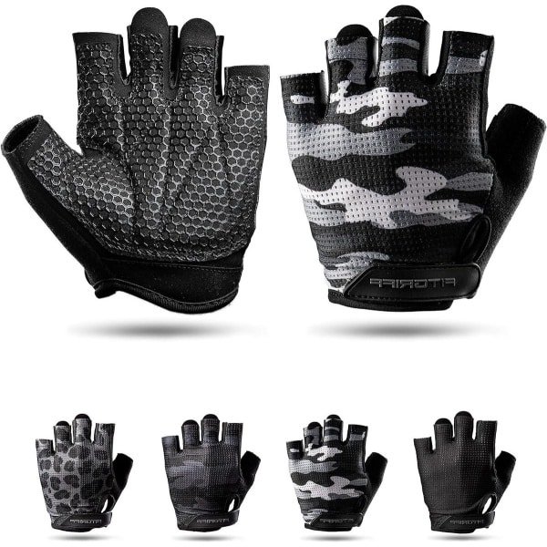 Weightlifting Gloves for Men and Women - Weight Lifting Gloves for Gym Bodybuilding Crossfit - Exercise Workout Gloves