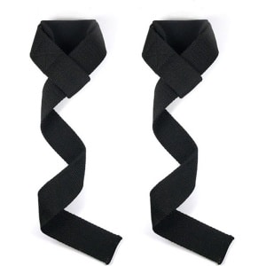Weightlifting Straps - Powerlifting Fitness - Wrist Wraps - Blister/Ecall Prevention - Strength Training Accessories - Unisex - Bodybuilding - Black - Gym Straps - Neoprene Padded Wrist Support - Dumbbell Wraps - Heavy Duty Crossfit Wraps