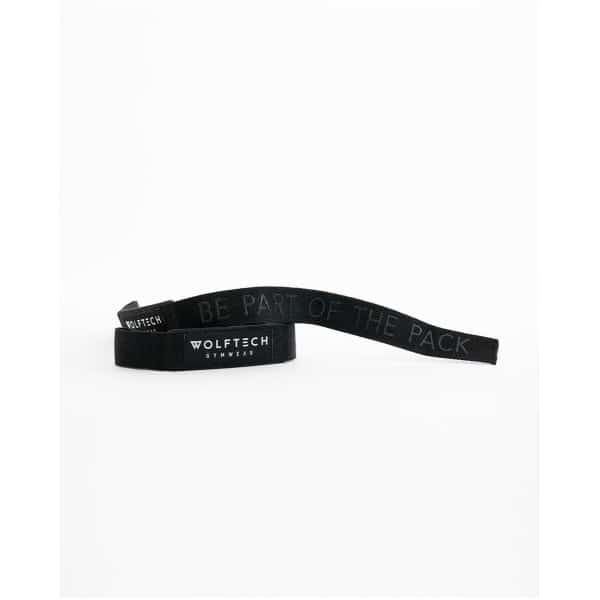Wolftech Gymwear Lifting Straps - Fitness Straps voor Weightlifting, Crossfit, Powerlifting - Zwart