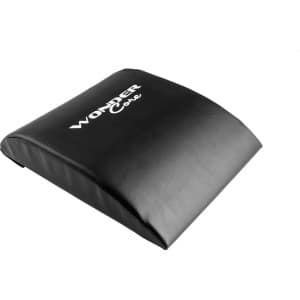 Wonder Core Buikspiermat Ab Crunch Mat Sit up Assistent voor Buikspieroefeningen Crossfit Fitness Oefenmat Buikspierkussen Trainingsmat Pad Kussen, zwart, anti slip