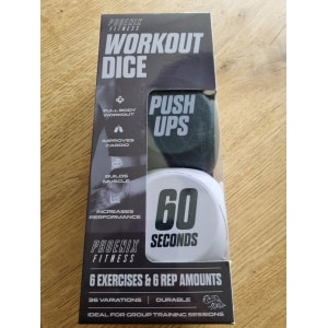 Workout dobbelstenen - Phoenix fitness - Black & Grey - Fitness - Krachttraining - full body - training - sportartikelen