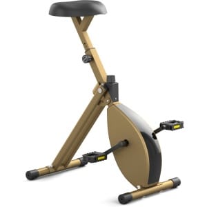 Worktrainer - Deskbike Medium - Lichaamslengte 165 - 185 cm - Hometrainer - Bureaufiets - Goud / Goud