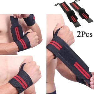 Wrist Wraps Polsbandage Wrist Supports Polsbanden - Fitness Crossfit Weightlifting Straps - Rood