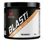 XXL Nutrition - Blast! Pre Workout - Citruline Malaat, Beta-Alanine, Taurine, Arganine AKG & Cafeïne - Pre Workout Energy Drink Supplement Krachttraining - Melon - 300 Gram