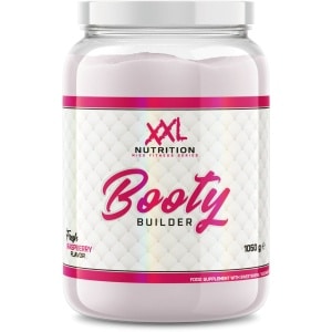 XXL Nutrition - Booty Builder - All-in-one Supplement voor Vrouwen - Whey Protein Hydrolisaat Eiwitpoeder, BCAA, Collageen & Creatine Creapure - Fresh Raspberry - 1050 Gram